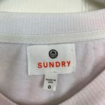 Sundry Tie Dye Sweat Set Tapered Joggers Size 0 Extra Small Pink Blue Lounge Photo 5