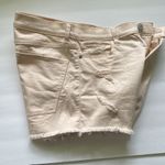 EXPRESS  high rise shortie pink denim jean shorts, size 10 Photo 3