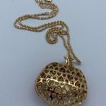 New Halloween red&gold pumpkin pendant necklace Photo 4