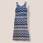 J for Justify Navy & White Maxi Dress Photo 1