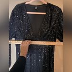 SheIn black sequin dress size 1x Photo 8