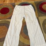Ralph Lauren Lauren 100% Linen White Pants Low Rise Wide Leg Women’s Size 10 Photo 6