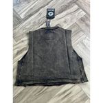 Alphalete Women’s   Very Terry Crop top Cutoff - Onyx , Size XS Photo 7