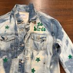 Old Navy acid wash NFL PHILADELPHIA EAGLES FOOTBALL denim Jacket MEDIUM Photo 3