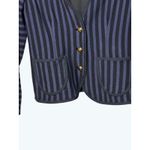 Marc by Marc Jacobs  Blazer – Striped Blue/Black with Gold-Tone Buttons Medium Photo 3
