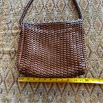 CEM Vintage Woven Structured Leather Brazilian Shoulder Brown Photo 2