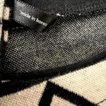 KOREAN Brand Abstract Geometric Color Block Black & Ivory Knit Mini Dress Medium Photo 9