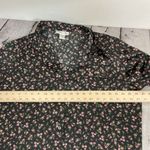 Morgan Taylor  Intimates Floral Black sleep night gown button down size 2X XXL Photo 9