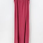 ZARA Rose Ribbed Scoop Neck Sleeveless Ribbed Midi Dress Women's Size Medium Photo 1