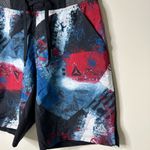 Reebok Black/Multicolor Board Shorts Men's Small Photo 2