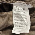 Beyove Ruched Brown Bodycon Ribbed V Neck Button Front Short Sleeve Mini Dress S Photo 8