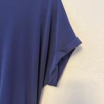 1. State  women's belted cuffed sleeve blue romper small Photo 13