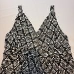 SheIn Stretch Black/White Sundress Maxi Dress 2X Trendy Summer Fall Umpire # Photo 1