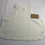 Nike White Boxy Relaxed Tank Top Photo 0