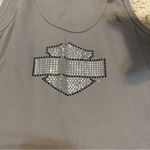 Harley Davidson Vintage  Rhinestone Tank size Small Photo 4