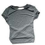 Bershka  Gray Women's Cross Back and Backless Top Photo 0