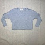 Ocean Drive | Ribbed Gray-Blue Pocket Tee | Small Photo 0