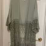 Xhilaration Sage Green Kimono  Photo 0