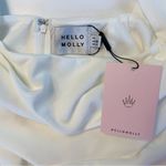 Hello Molly Nights of Passion Midi Dress White Medium Fitted Sexy Bodycon Sheath Photo 10