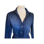 Style & Co  Dark Wash Denim Belted Dress Size Small-NWT Photo 4