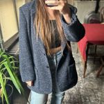 Rena Rowan  wool blazer jacket blue Photo 2