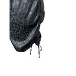 Wild Fable  Women's Size Medium Black Satin Sleeveless Leopard Side Bodycon Dress Photo 1