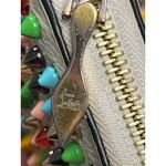 Christian Louboutin  Panettone Spiked Zip Around Wallet White Multicolor Photo 3