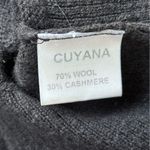 Cuyana  Wool Cashmere Black Vneck Sweater L Photo 3
