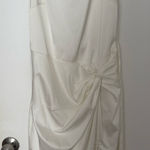 Abercrombie & Fitch  White Silk Dress with Low Back NWT Photo 0