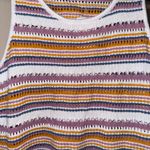 Tribal Jeans Knit Crocheted Tank Pink Photo 3