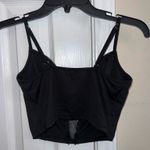 SheIn Black crop top with diamanté detailing #glam Photo 1