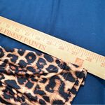 Leopard Print Flare Pants XXL Brown Photo 5