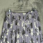 Alfred Dunner  Skirt Womens 18 Purple White Floral Midi Boho Peasant Cottagecore Photo 3