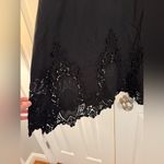 Free People  Intimately Easy Livin Slip Dress Embroidered Oversized Black Size L Photo 6