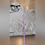 FOR THE REPUBLIC women’s gray cropped hoodie MEASUREMENTS Photo 4