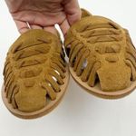 Nisolo Huarache Sandal Suede Leather Tan Almond Size 8.5 Photo 4