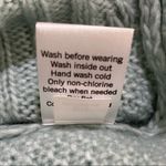 Sonoma  Mint Blue Cable Knit Turtle Neck Pullover Sweater S Photo 10