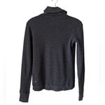Lululemon 𝅺 Double Up Long Sleeve Reversible Sweatshirt Pullover Black+Gray SZ12 Photo 2