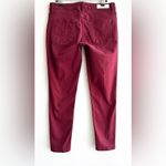 Calvin Klein Jeans  Red/Burgundy Skinny Ankle Pants, Size 8 Photo 12