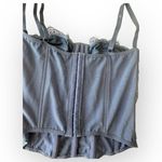 Chic Lace Bustier in Slate Blue Photo 5
