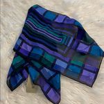 Oscar de la Renta OSCAR DE LA RANTE Colorful Striped Scarf 100% silk brand new length 52” wide 11” Photo 6