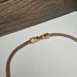 Swavorski Vintage Swarovski Crystal Gold Tone Clear Necklace (Swan Signed) Photo 11