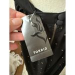 Torrid NWT Black And Gold Foil Print Goddess Tank Flowy Sleeveless 5X Photo 5