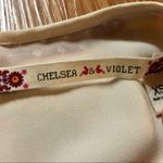 Chelsea and Violet Floral Beige Red Tank Top Womens XSmall Photo 9