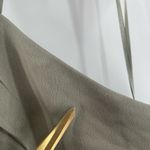 BHLDN  Dress Size 12 Satin Charmeuse Maxi Sage Green Ruby Twist Halter Long NWT Photo 9