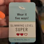 NWT love your Assets Convertible Full Slip Dress, 1X Black Photo 6