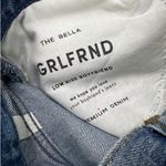 GRLFRND  - The Bella Low Rise Boyfriend Distressed Jeans in Blue Photo 3