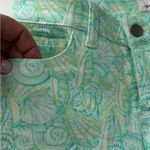 Vineyard Vines  Green White Nantucket Seashell Jeans Size 2 Photo 3