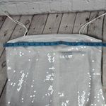 J.Crew  Collection bow-tie slip dress in organza Dusk Blue CL661 14 NWT Sequined Photo 10