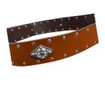 Chico's Chico large rhinestone and studs embossed buckle belt Photo 2